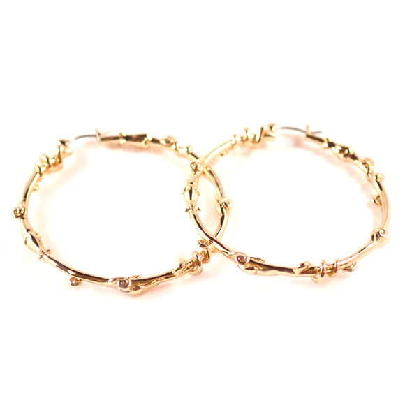 Disney Couture™ Cinderella Pumpkin Vine Hoops Earrings